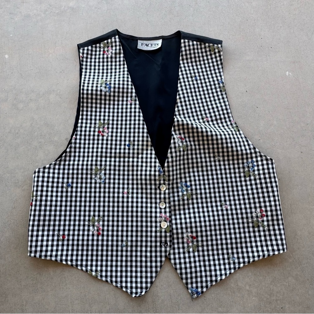 Vintage Suit Vest 
Size L